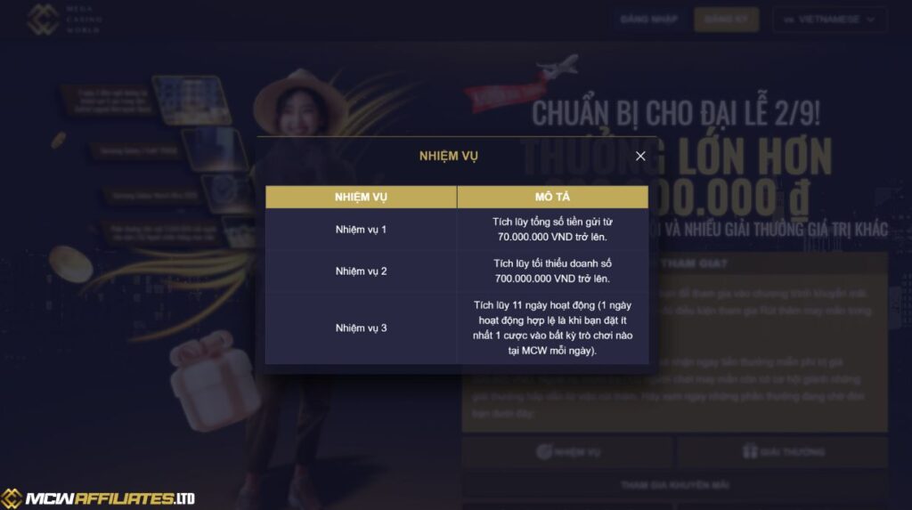 Khuyến Mãi 2/9 MCW Khác Biệt Như Thế Nào?